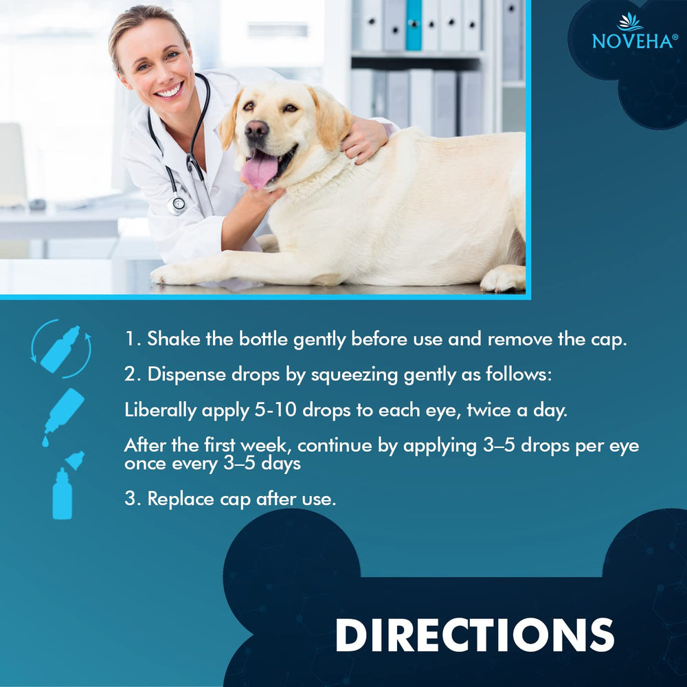 NOVEHA Pet Drops Wash ideal para perros y gatos