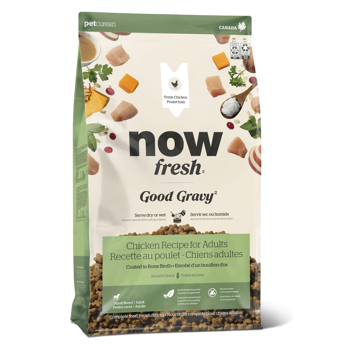 Now Fresh Good Gravy: bolsa de 3-5 lb para perros pequeños.