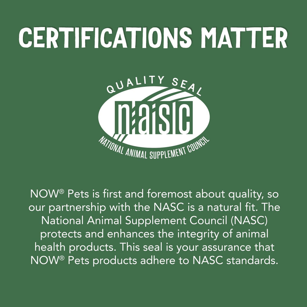 NOW Pets omega-3, envase de 180 cápsulas para múltiples mascotas.
