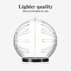 NOWHYX bozal gato astronauta con ventilación, primer plano destaca respirabilidad.