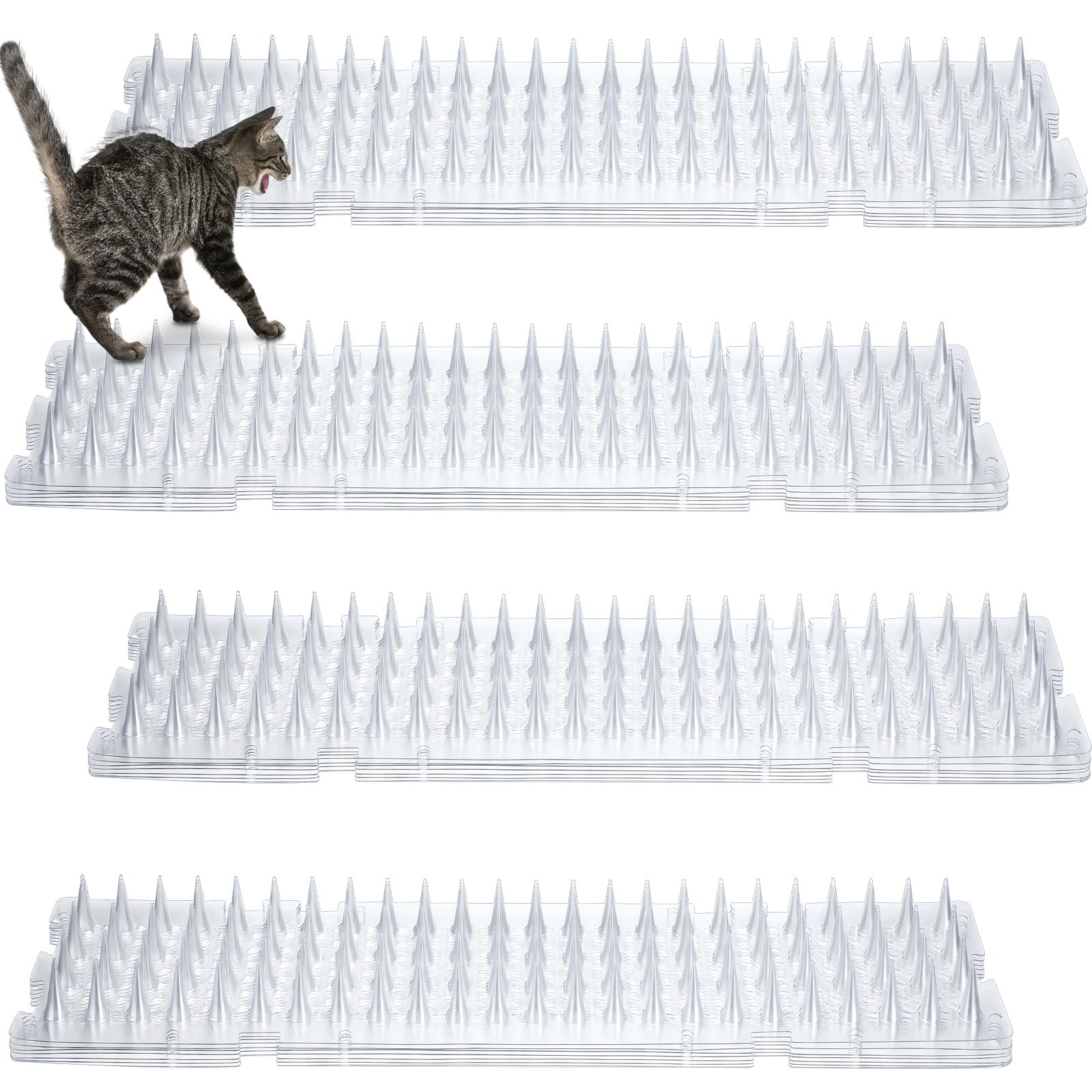 Nuanchu alfombra repelente para gatos sobre el sofá, protege muebles.