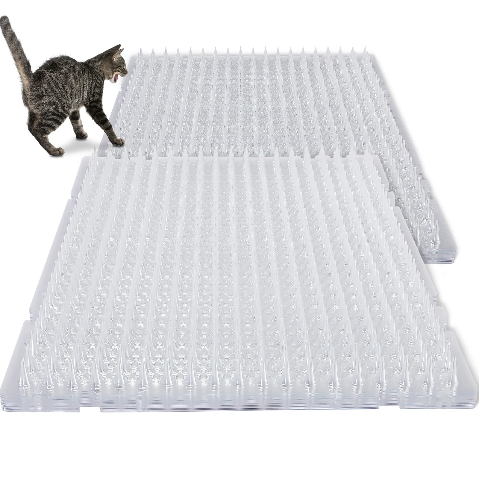 Nuanchu tapete repelente de gato transparente para uso exterior y protección de muebles.