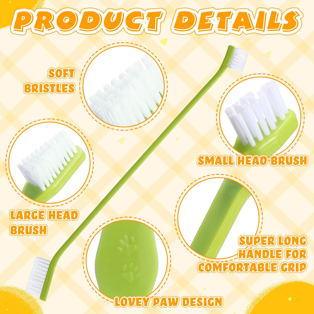 Nuenen cepillo dental mango largo de 22 cm, manejo cómodo para el dueño.