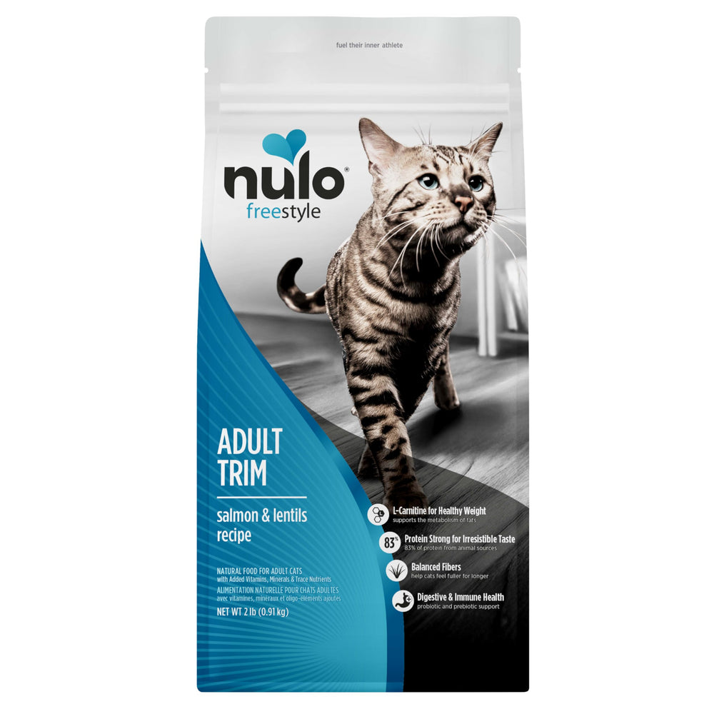 Nulo Freestyle Trim saumon désossé premier ingrédient pour muscles et vitalité.