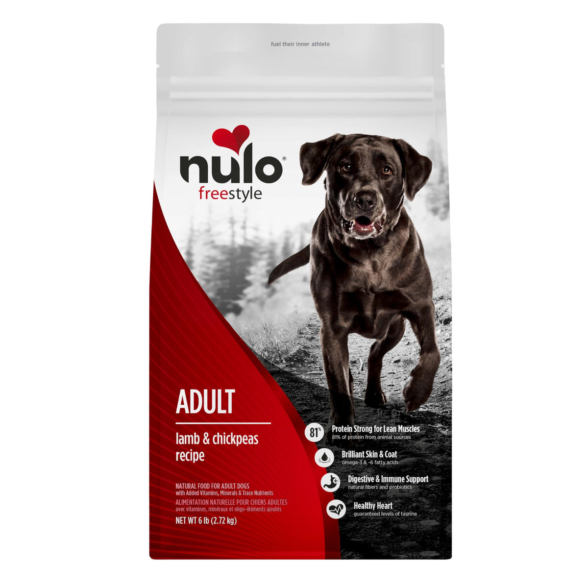 Nulo Freestyle: alimento-seco-perro-cordero-real, primer ingrediente cordero