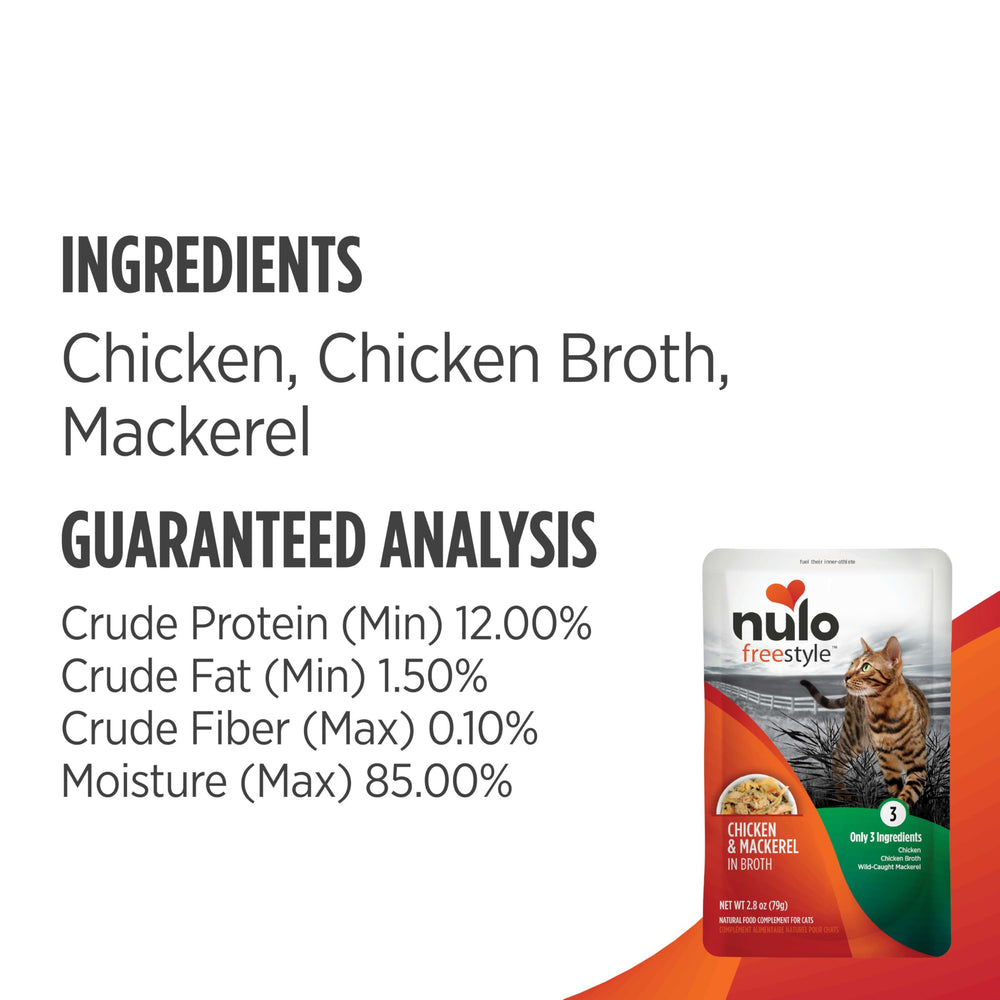 Nulo Freestyle pouch ideal for kittens in a serving