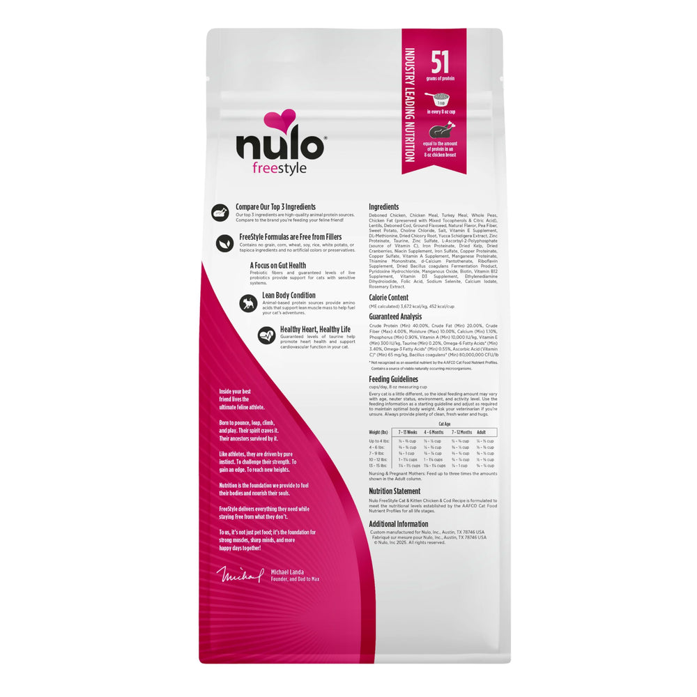 Nulo Freestyle emballage de 2 livres, pratique pour l'alimentation quotidienne.