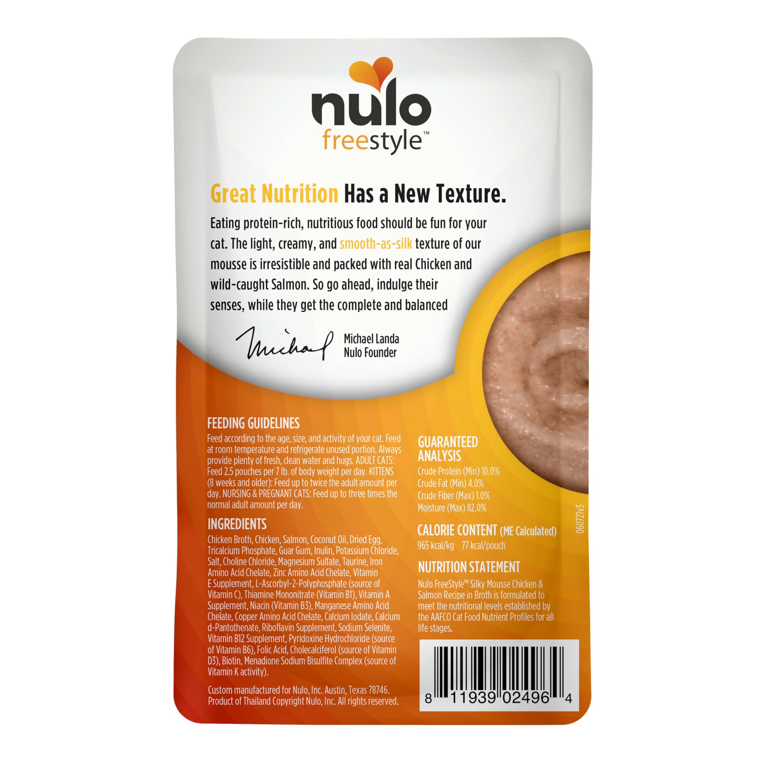 Nulo Freestyle Mousse presentación práctica en pack de 24.