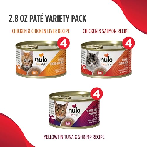 Nulo Freestyle Paté para gatitos, textura suave para crecimiento saludable.
