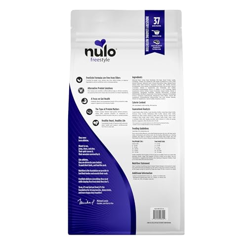 Nulo Freestyle crocantes y sabrosos para perros exigentes.