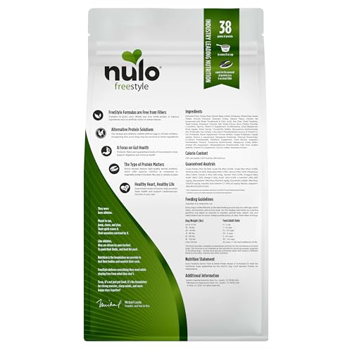 Nulo FreeStyle Senior: perro de gran raza disfruta una comida sabrosa.