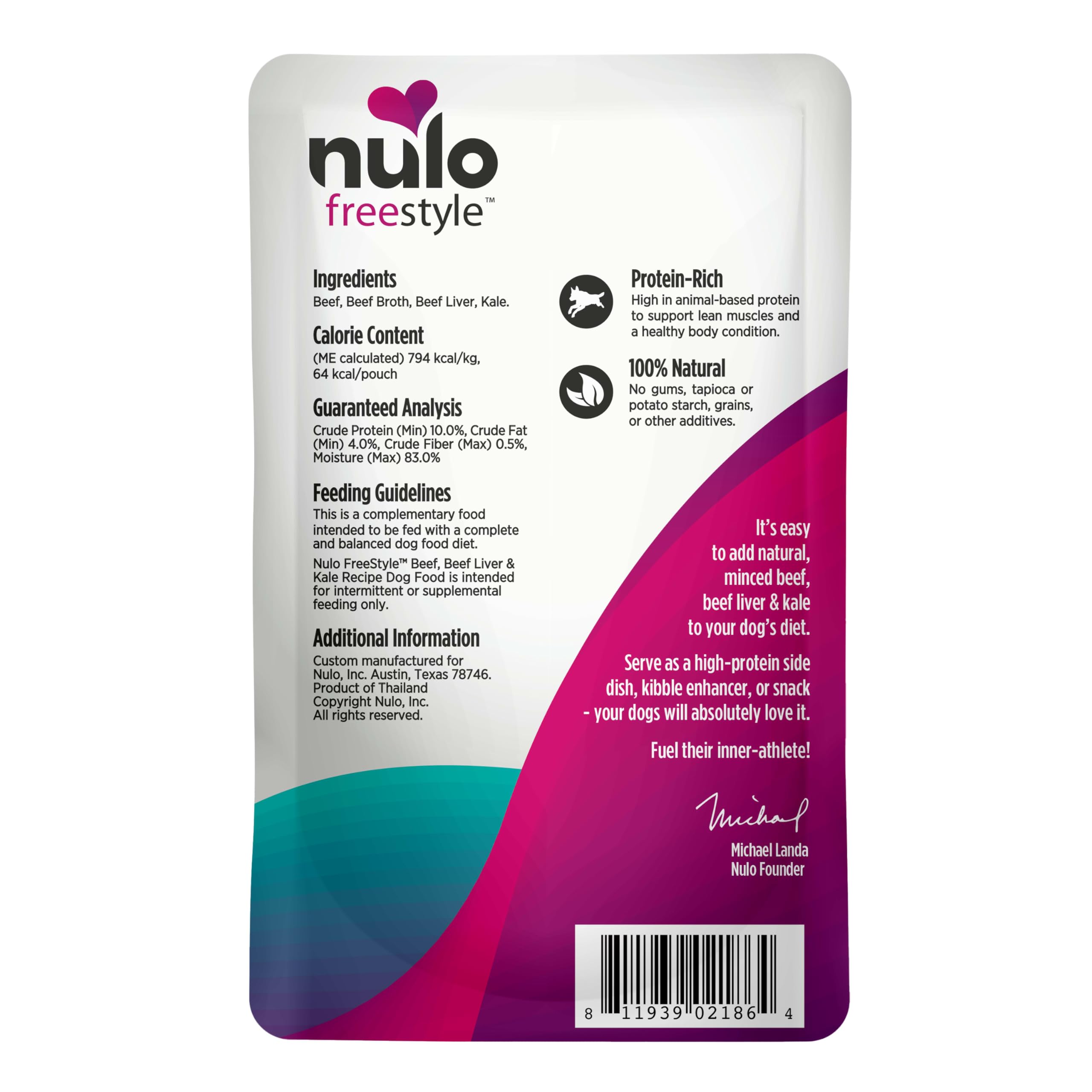 Nulo Freestyle perfecto para premiar o complementar la comida diaria.