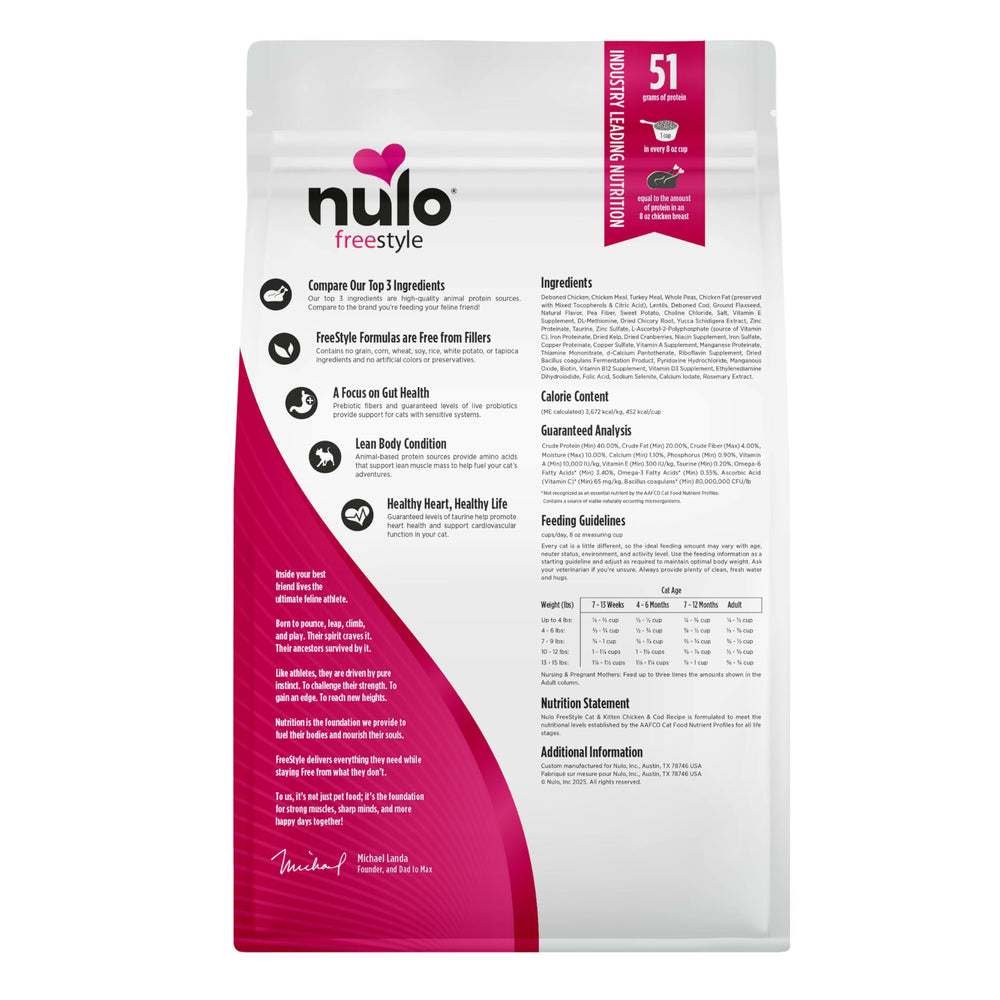 Nulo Freestyle sin granos: fórmula limpia para digestión suave