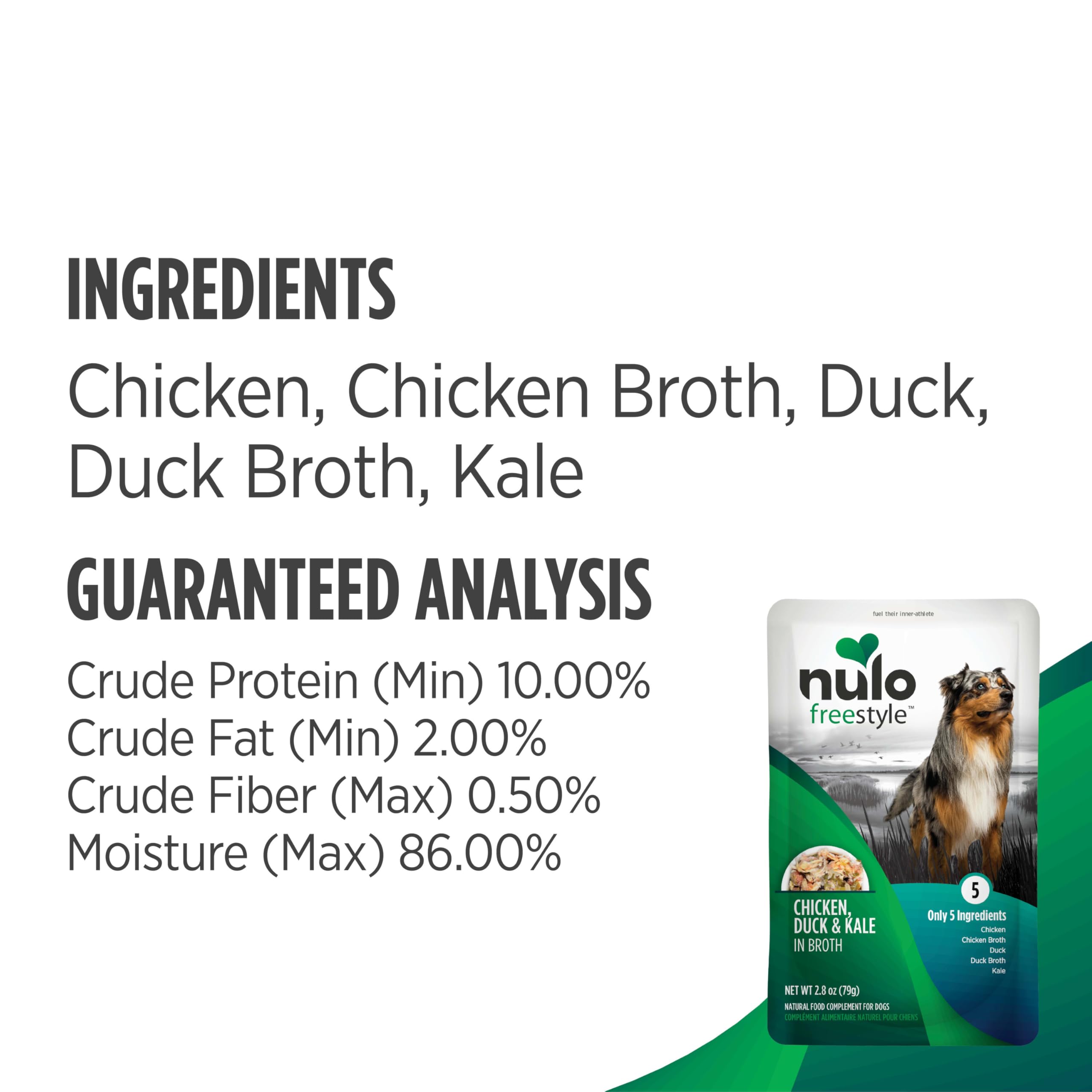 Nulo Freestyle Topper servi sur croquettes – mélange rapide