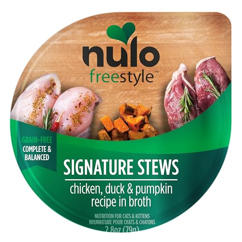 Nulo Freestyle trozos de pato, opción suculenta para gatos exigentes.