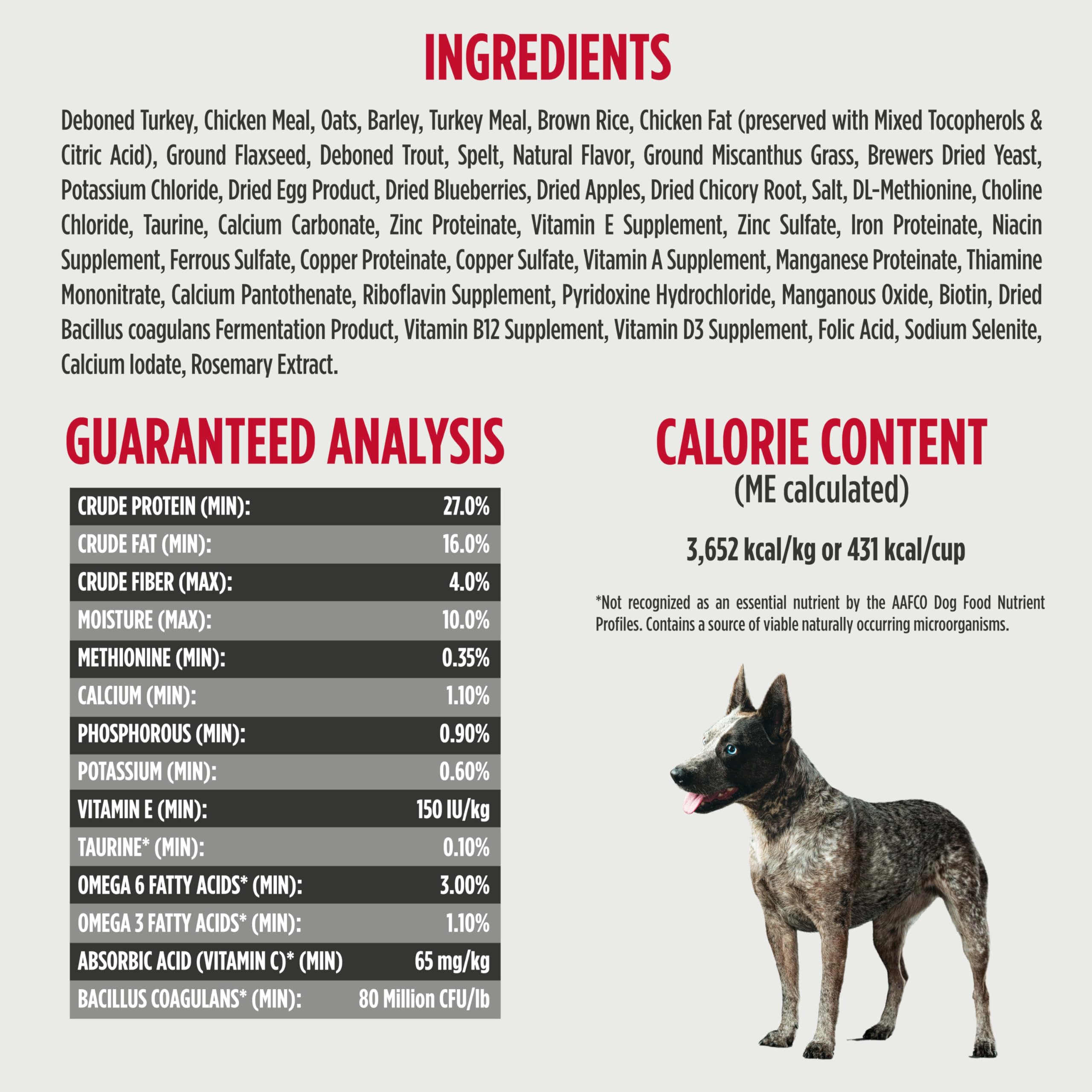 Nulo Frontrunner sin papa ni tapioca, opción para perros con preferencias naturales.