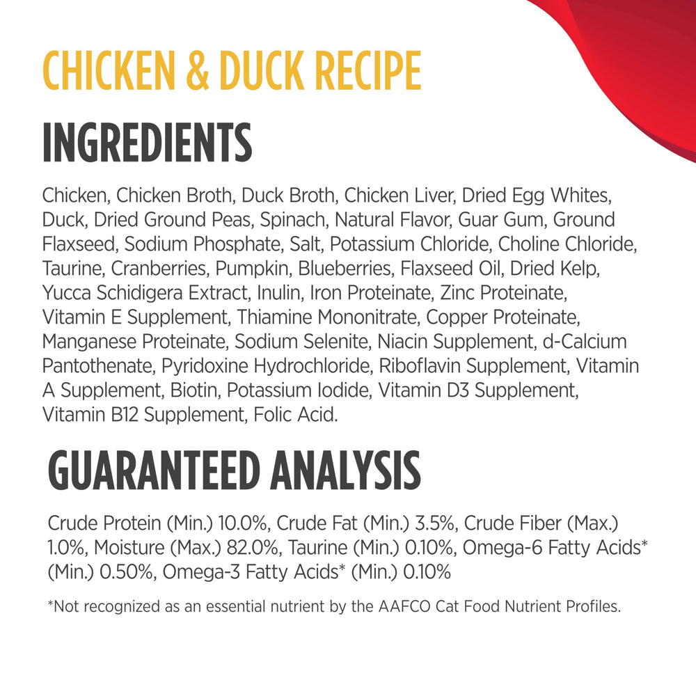Nulo hecho en Estados Unidos, ingredientes naturales para gatos conscientes.