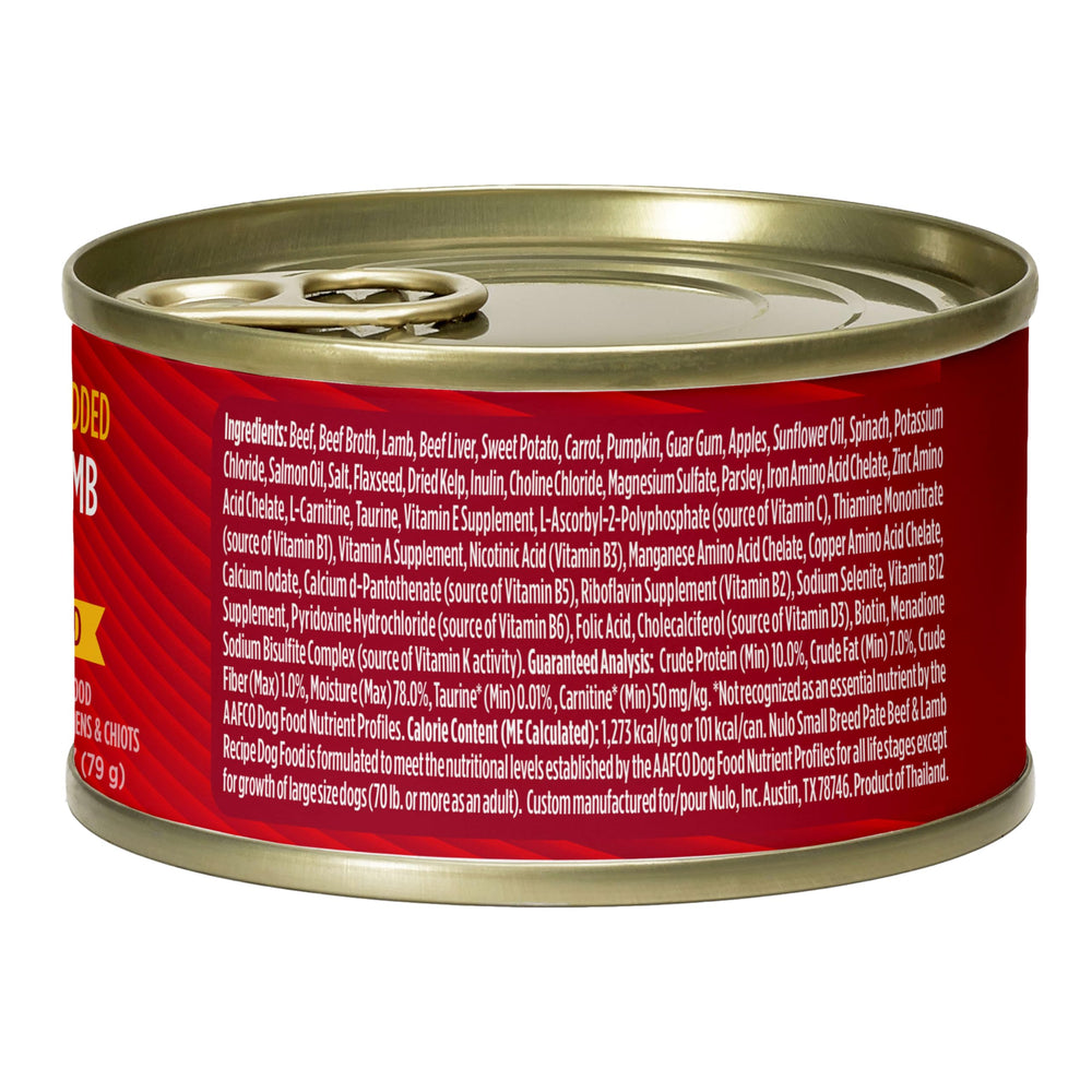 Nulo pate etiqueta premium, imagen de empaque y calidad.
