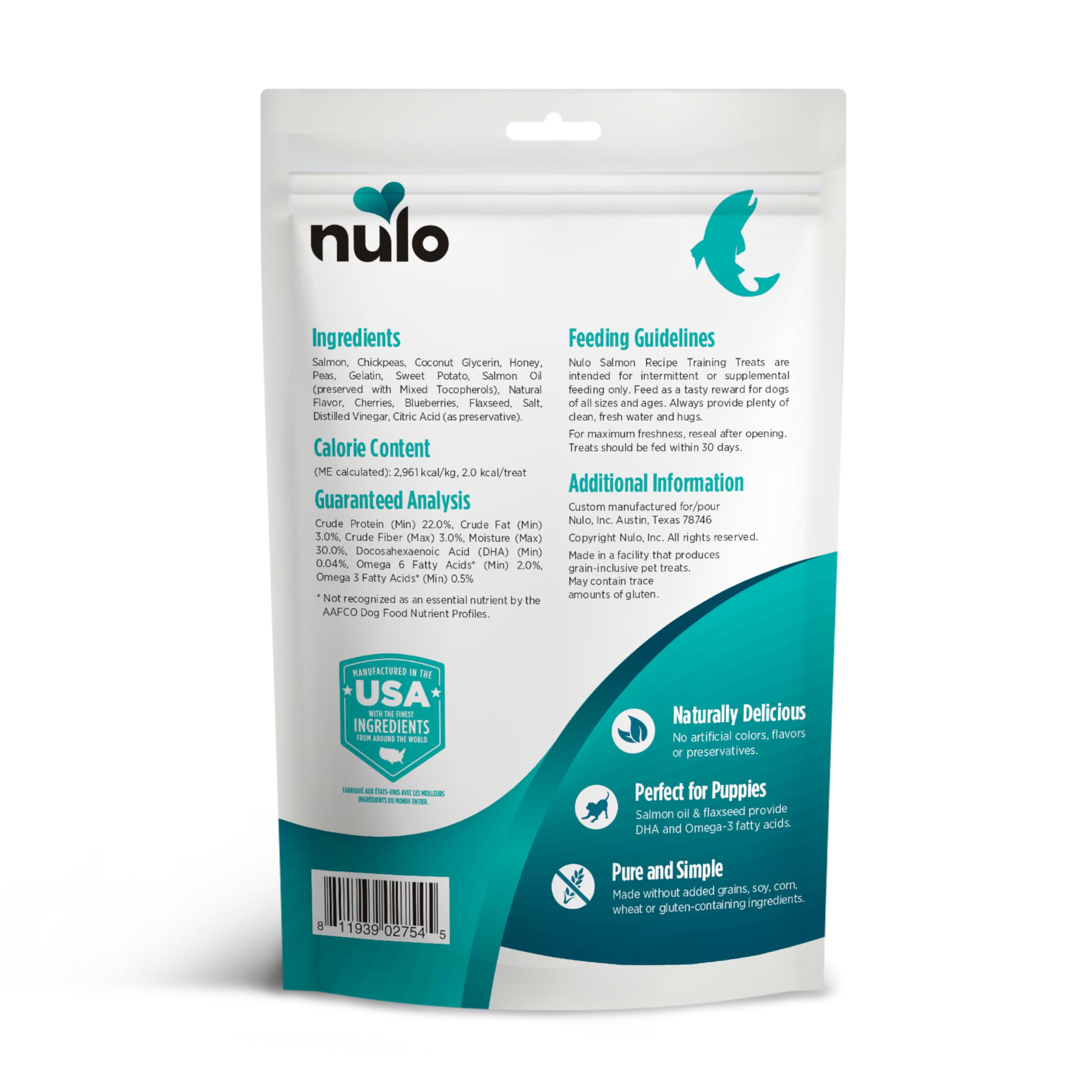 Nulo Trainers Sabor a salmón, premio para reforzar conductas positivas