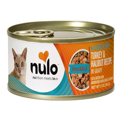 Nulo Turkey & Halibut en salsa de caldo, textura sabrosa para cada comida