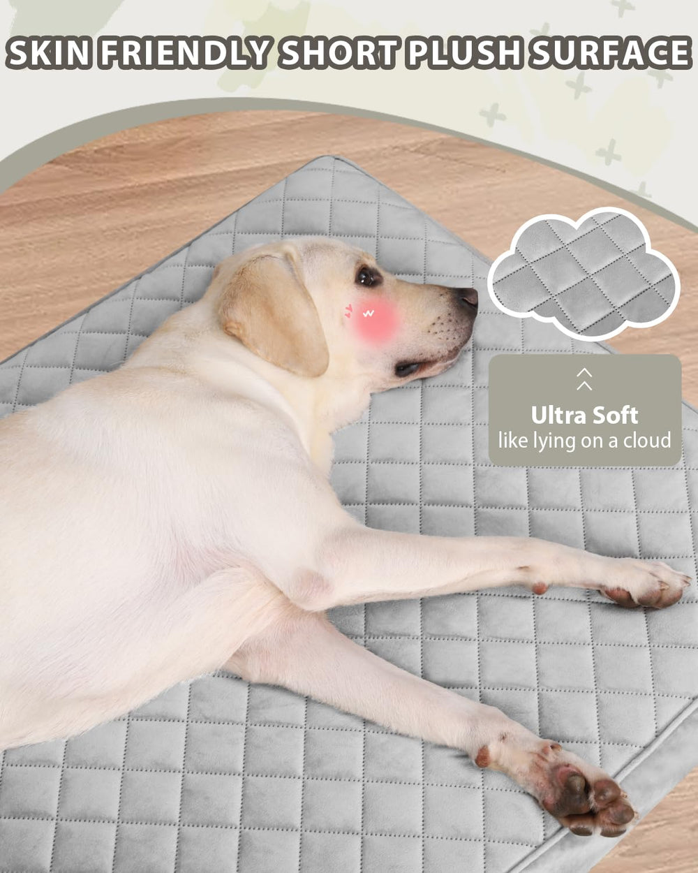 Cama NUPIDA XL con funda impermeable protege la espuma contra líquidos