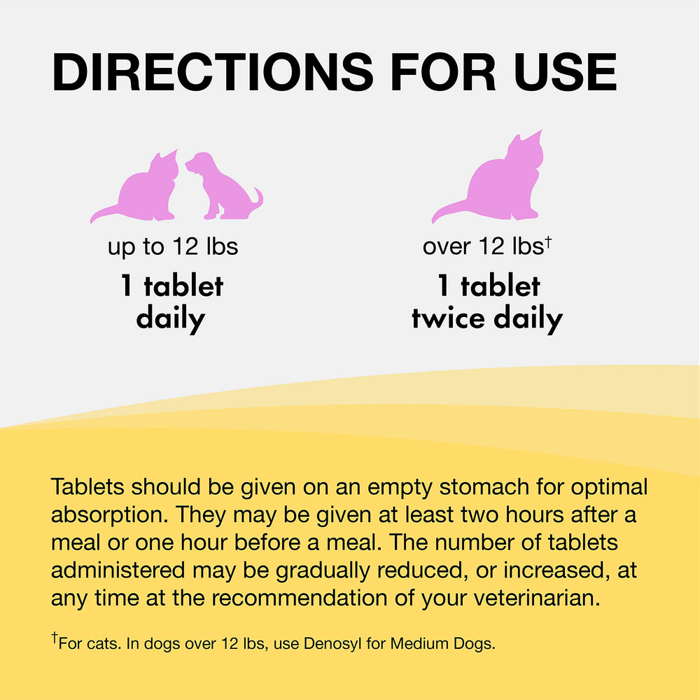 Nutramax Denosyl ayuda a perros y gatos pequeños a mantener hígado saludable.