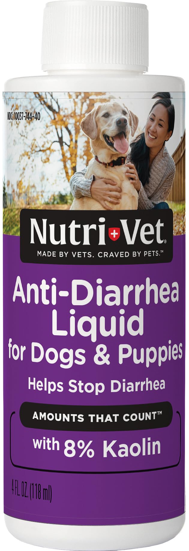 Nutri-Vet Antidiarrea: botella de 4 oz lista para uso rápido en perros