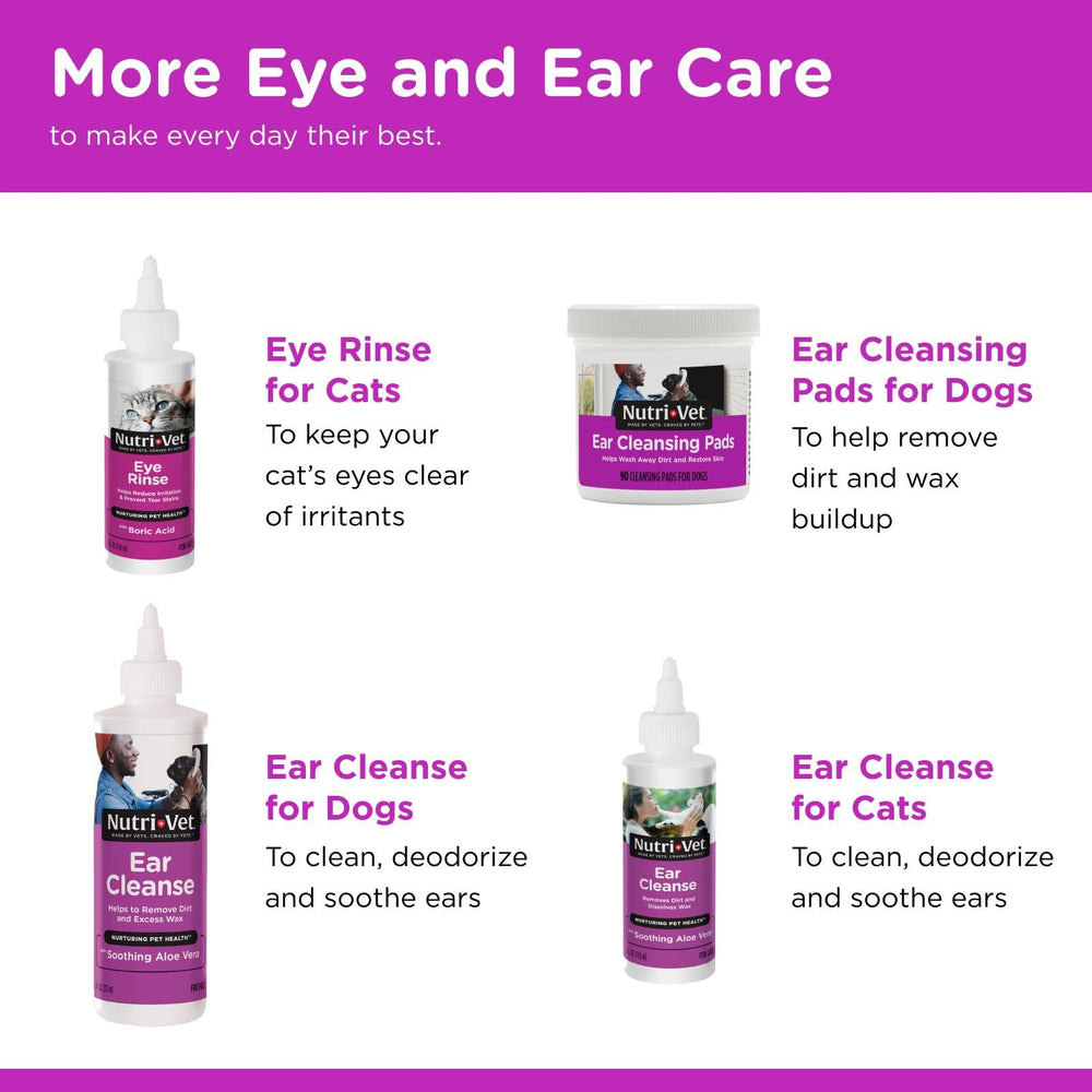 Nutri-Vet Cuidado Ocular para Perros, protege la salud ocular