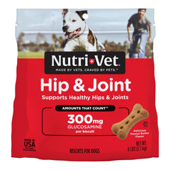 Nutri-Vet galletas articulación perro, sabor mantequilla de maní para movilidad.