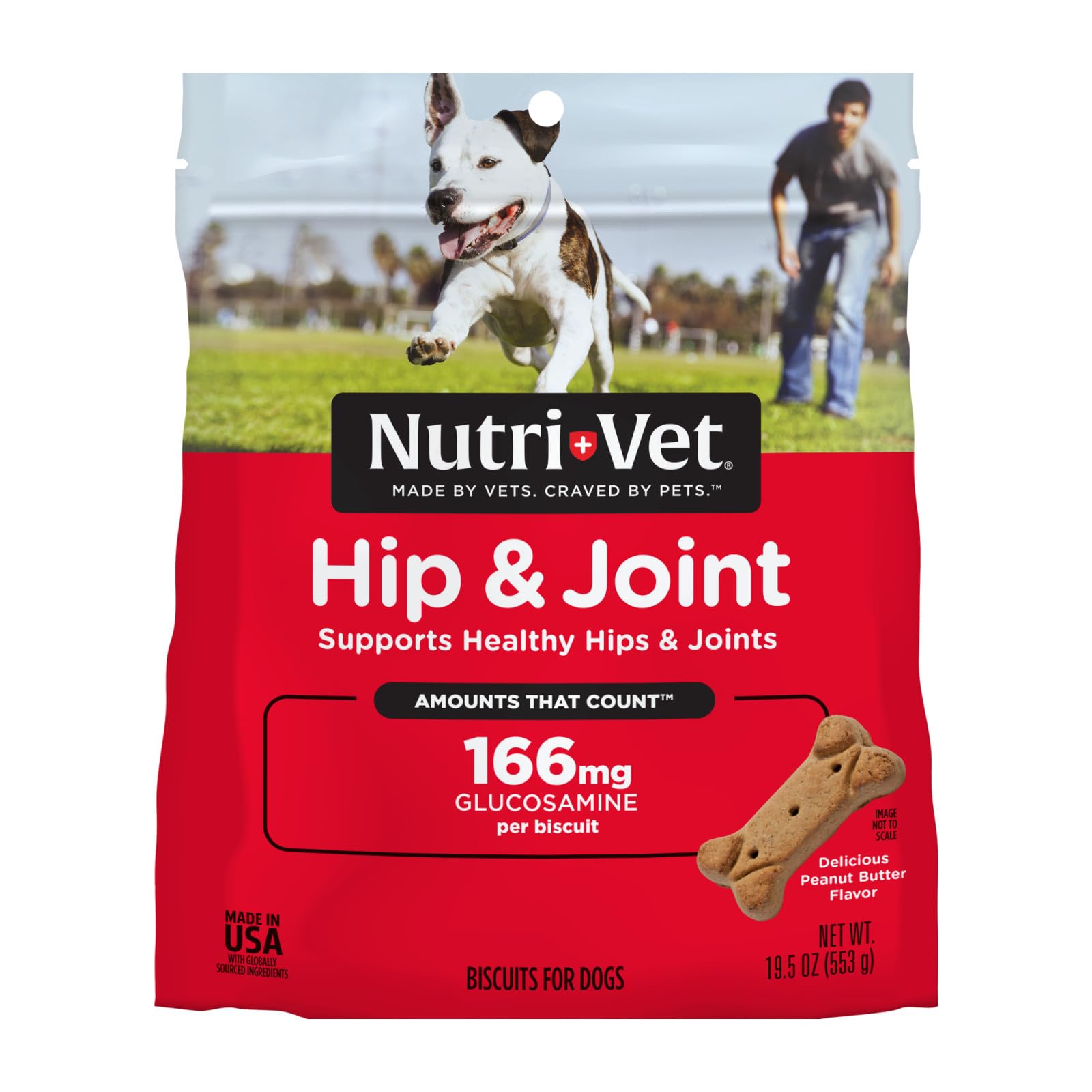 Nutri-Vet galletas para articulaciones del perro: posible apoyo a la movilidad.