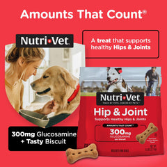 Galletas Nutri-Vet sabor mantequilla de maní para perros.