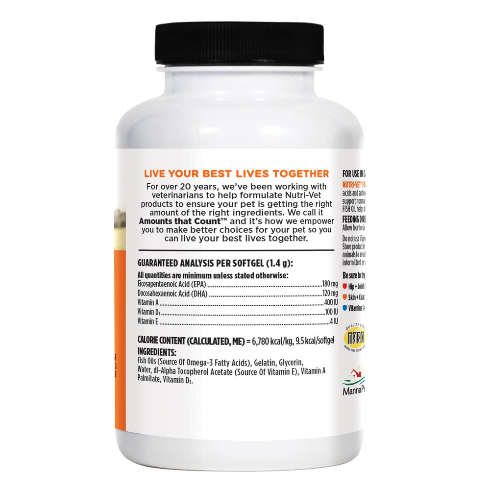 Nutri-Vet Mascota feliz con su dosis diaria.