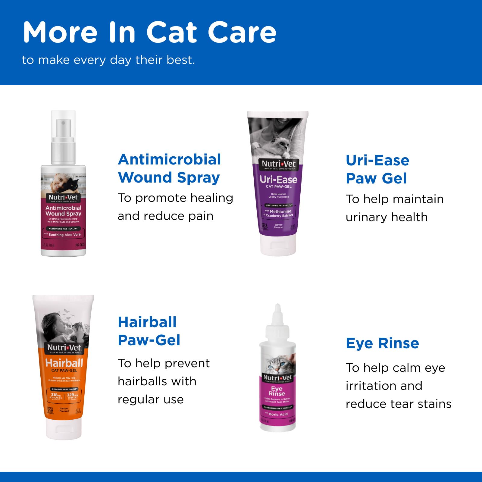 Nutri-Vet Multi-Vite Paw Gel, fórmula de calidad para necesidades básicas.