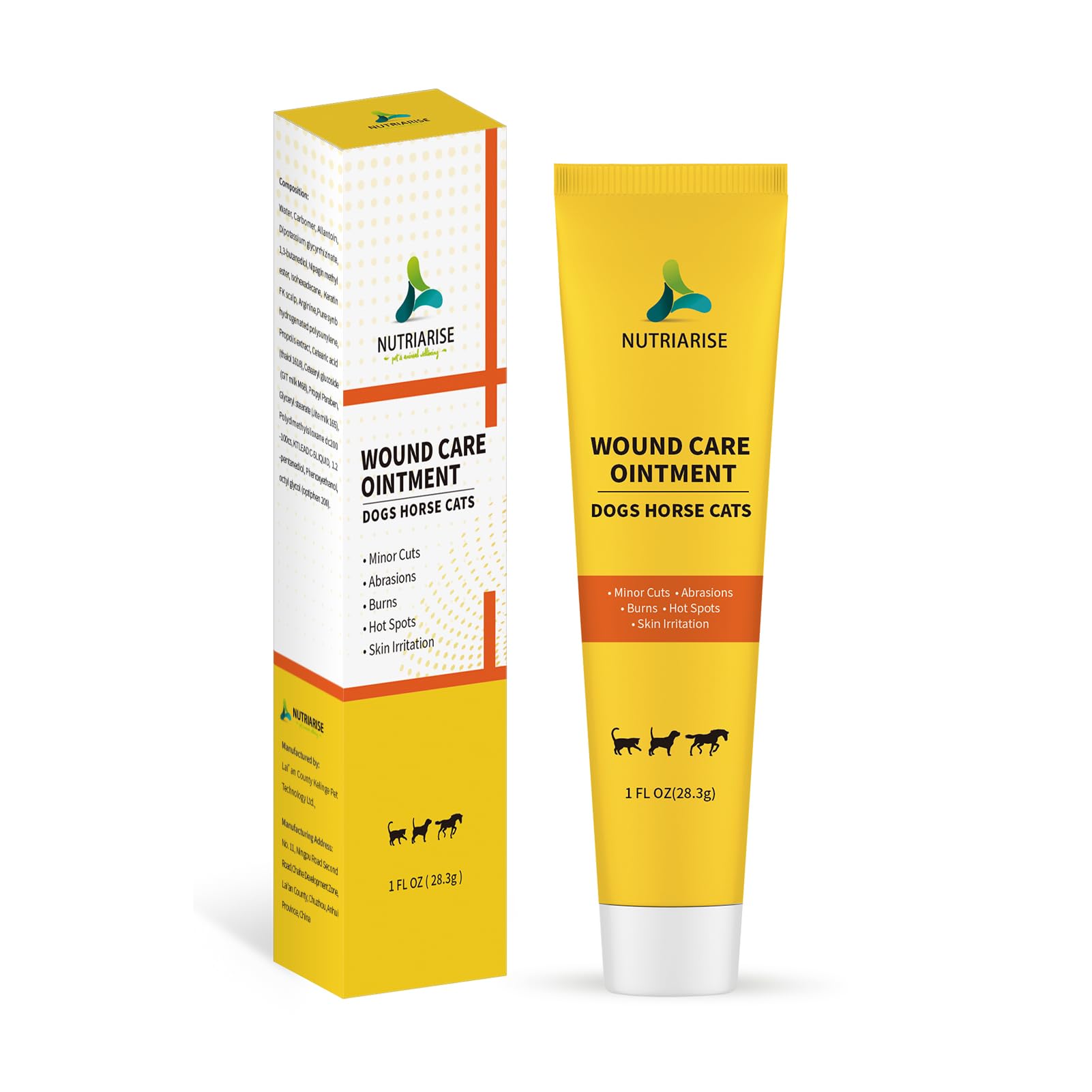 Nutriarise: bote ungüento para heridas con protección de la piel.