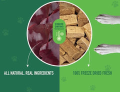 Nutribite higado de res liofilizado textura crujiente, ideal para snack saludable.
