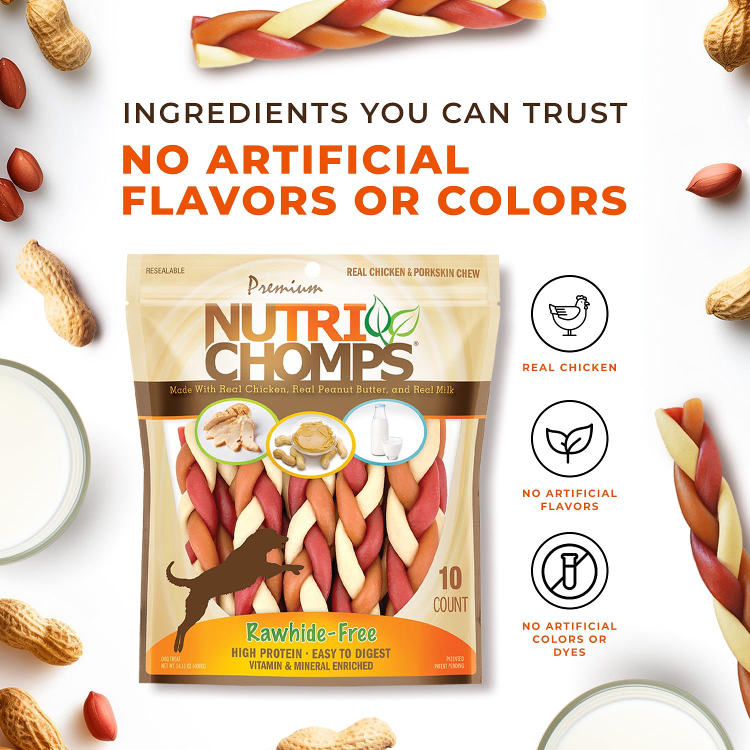 NutriChomps bolsa cierre hermético: frescura preservada entre usos