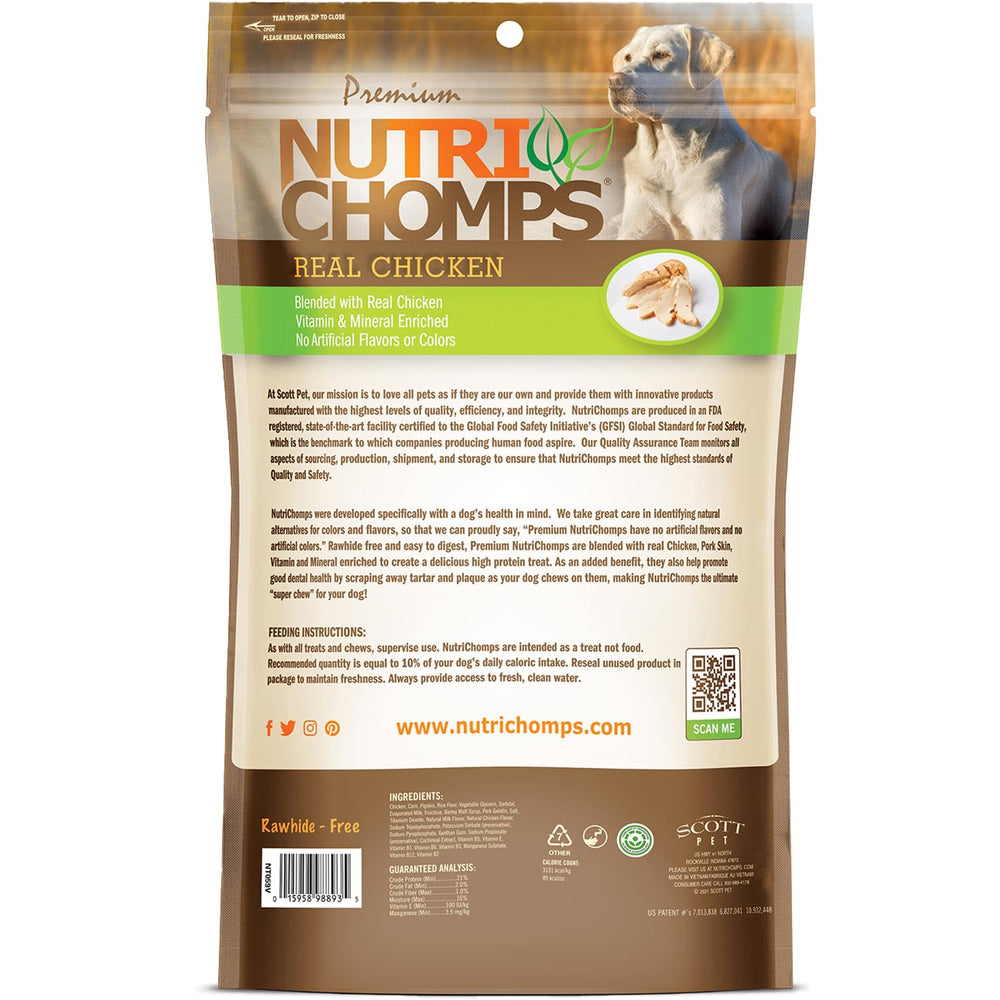 NutriChomps ingredientes naturales, fórmula nutritiva para perros activos