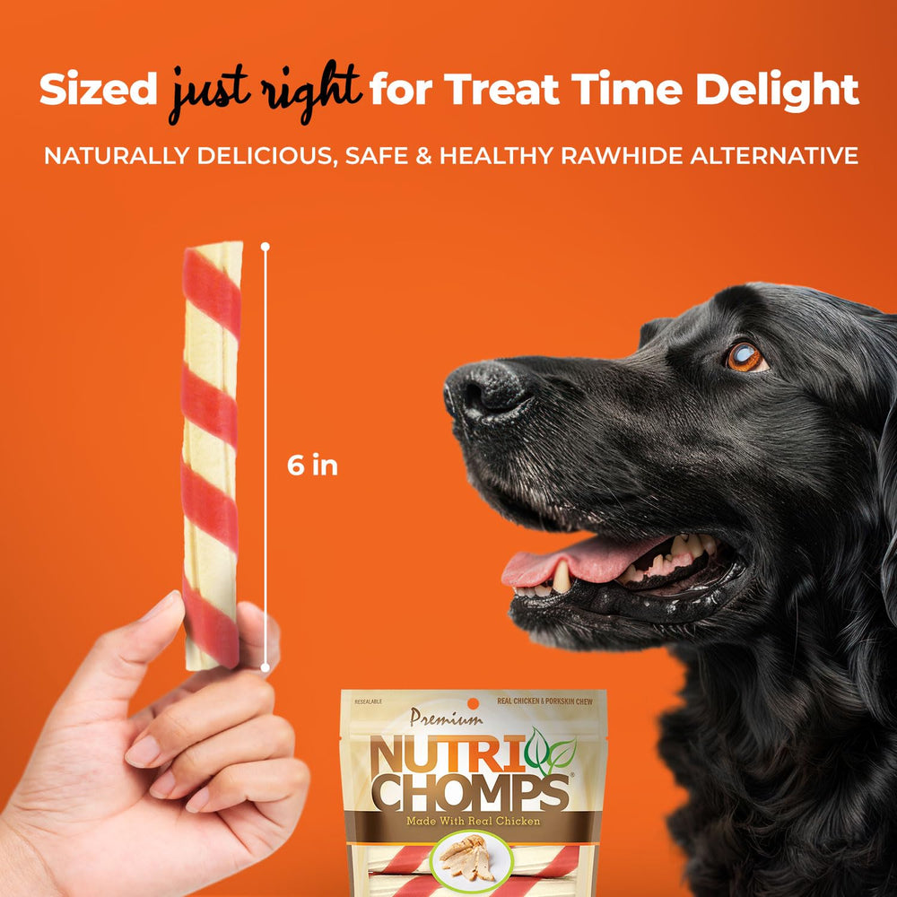 NutriChomps sabor mantequilla de cacahuete, recompensa deliciosa para perros