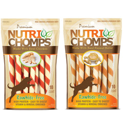 NutriChomps torsades 5 pouces – friandise sans Rawhide facile à digérer pour chien