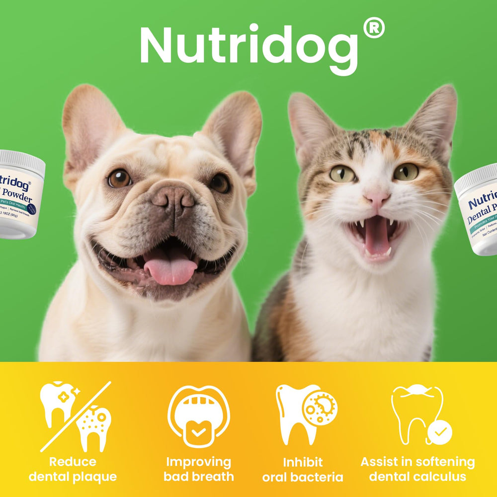 Nutridog algas marrones naturales para higiene bucal suave