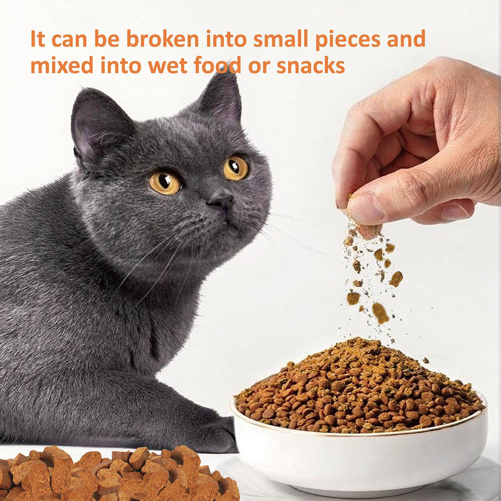 NutriDog Cat Allergy Relief Chews close-up de sabor salmón para consumo diario