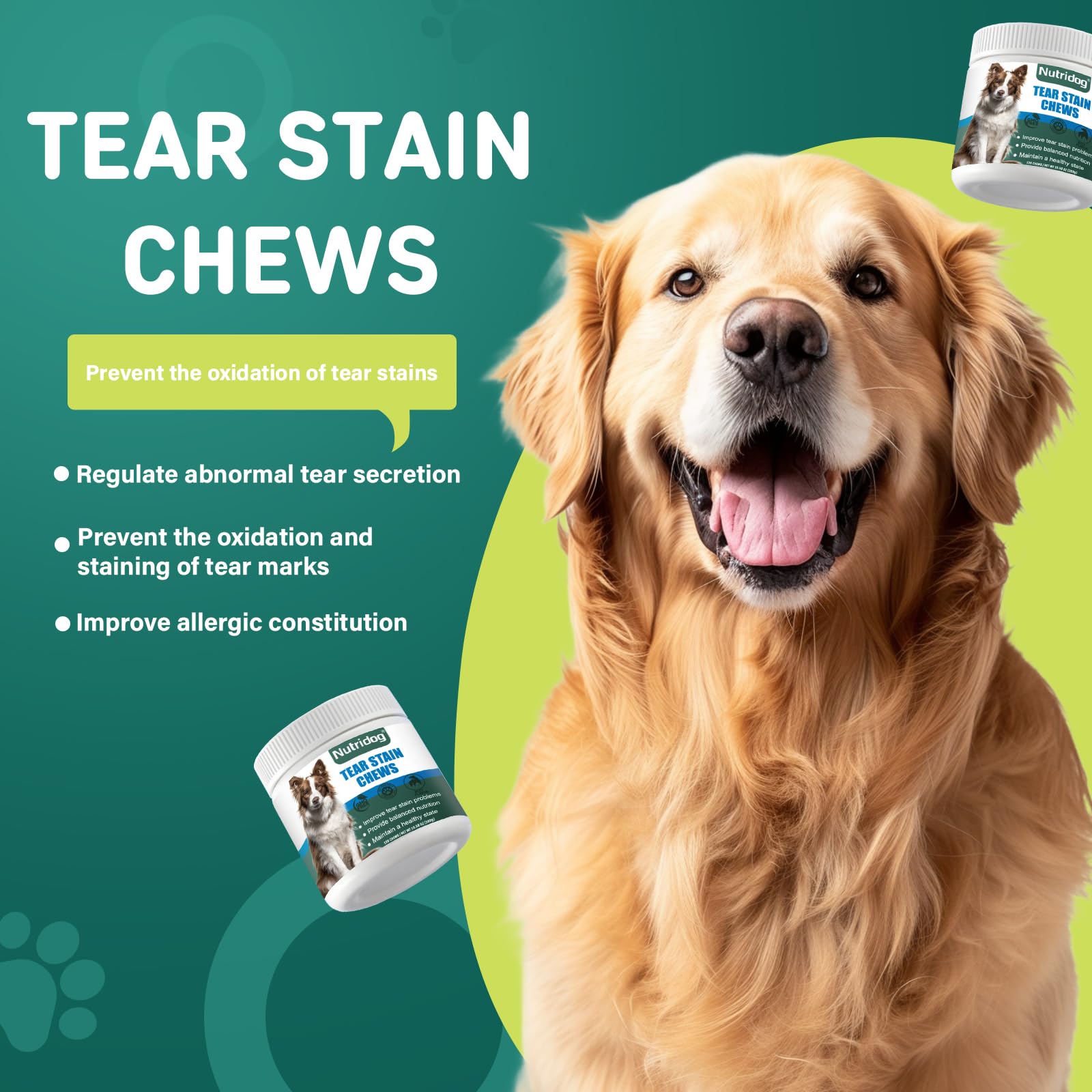 Envase de Nutridog con cierre hermético para frescura y almacenamiento.