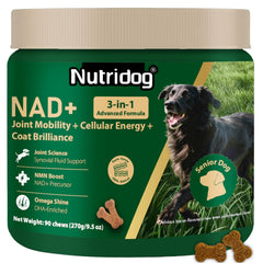 NutriDog NMN con dosis 40 mg para perros y energía celular