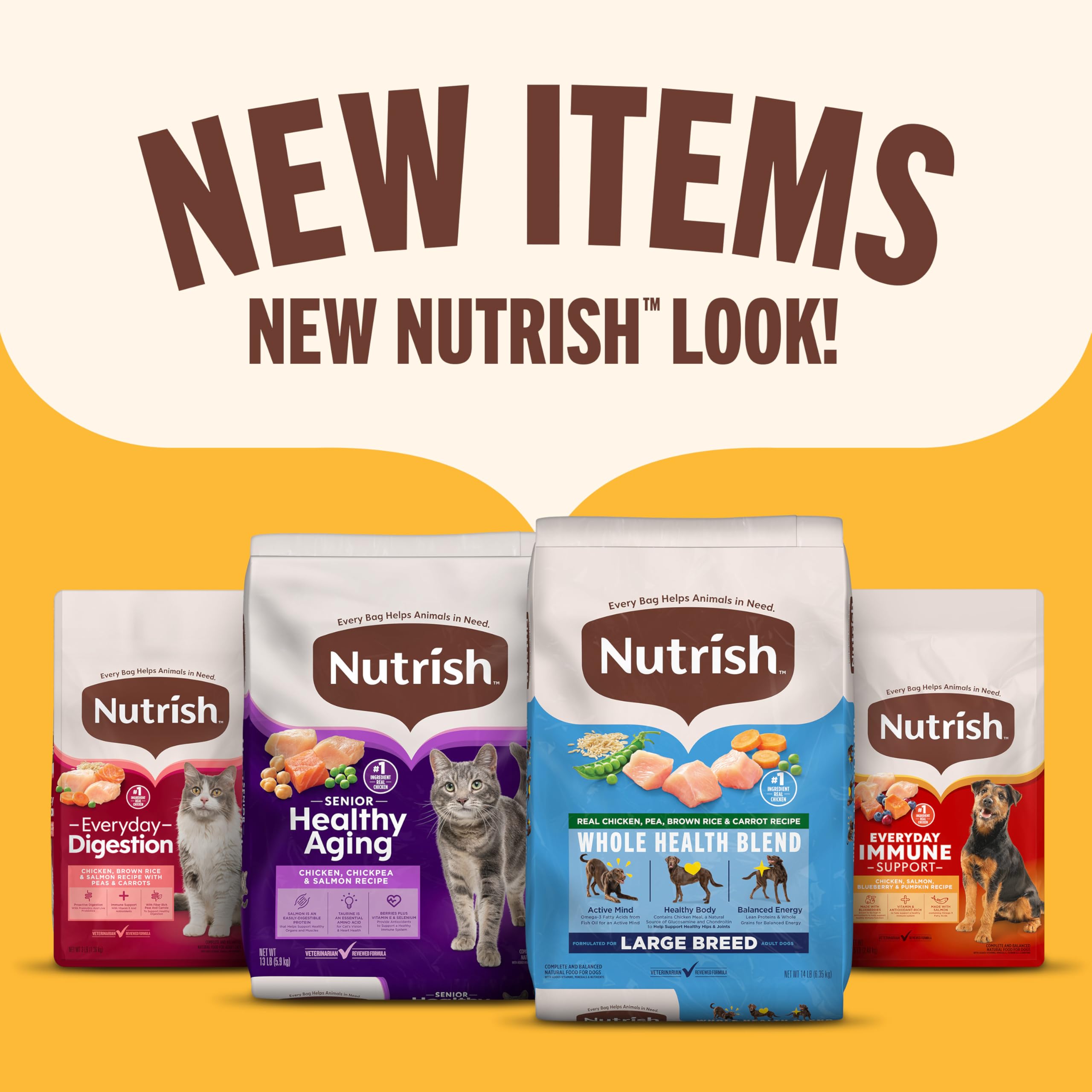 Nutrish calidad real: trozos de pollo y hígado en salsa para sabor.