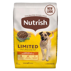 Nutrish cordero con arroz integral, alimento para perros adultos.