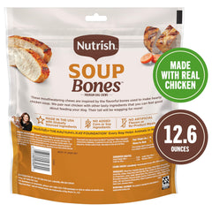 Nutrish Sopa Bones Minis, textura suave para masticación cómoda.