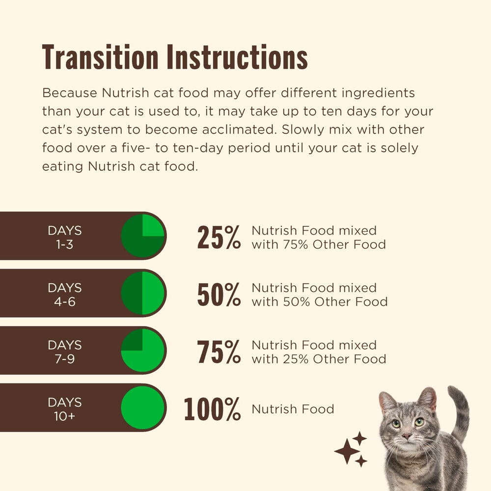Nutrish Indoor Complete cuenco de gato comiendo, experiencia de comida diaria.