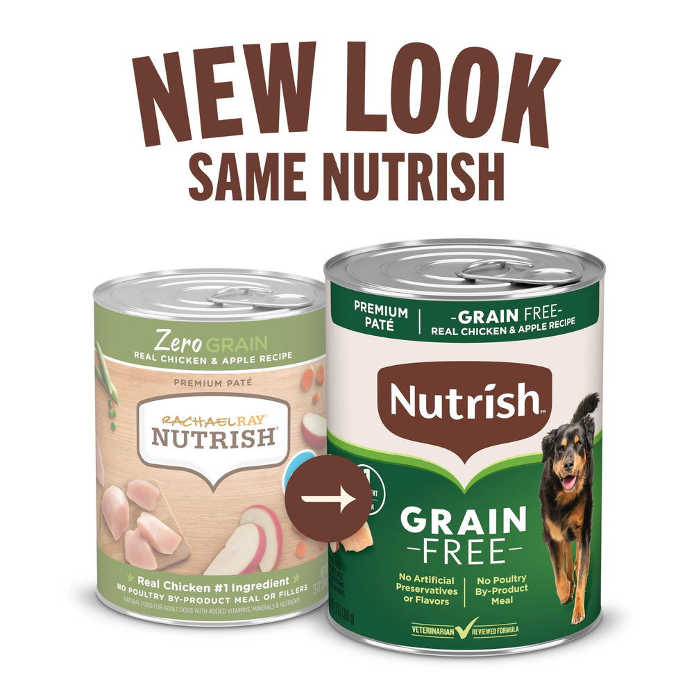Nutrish pate con pollo real como ingrediente principal para perros