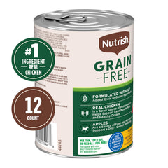 Nutrish pate sin granos y gluten, opción natural para perros