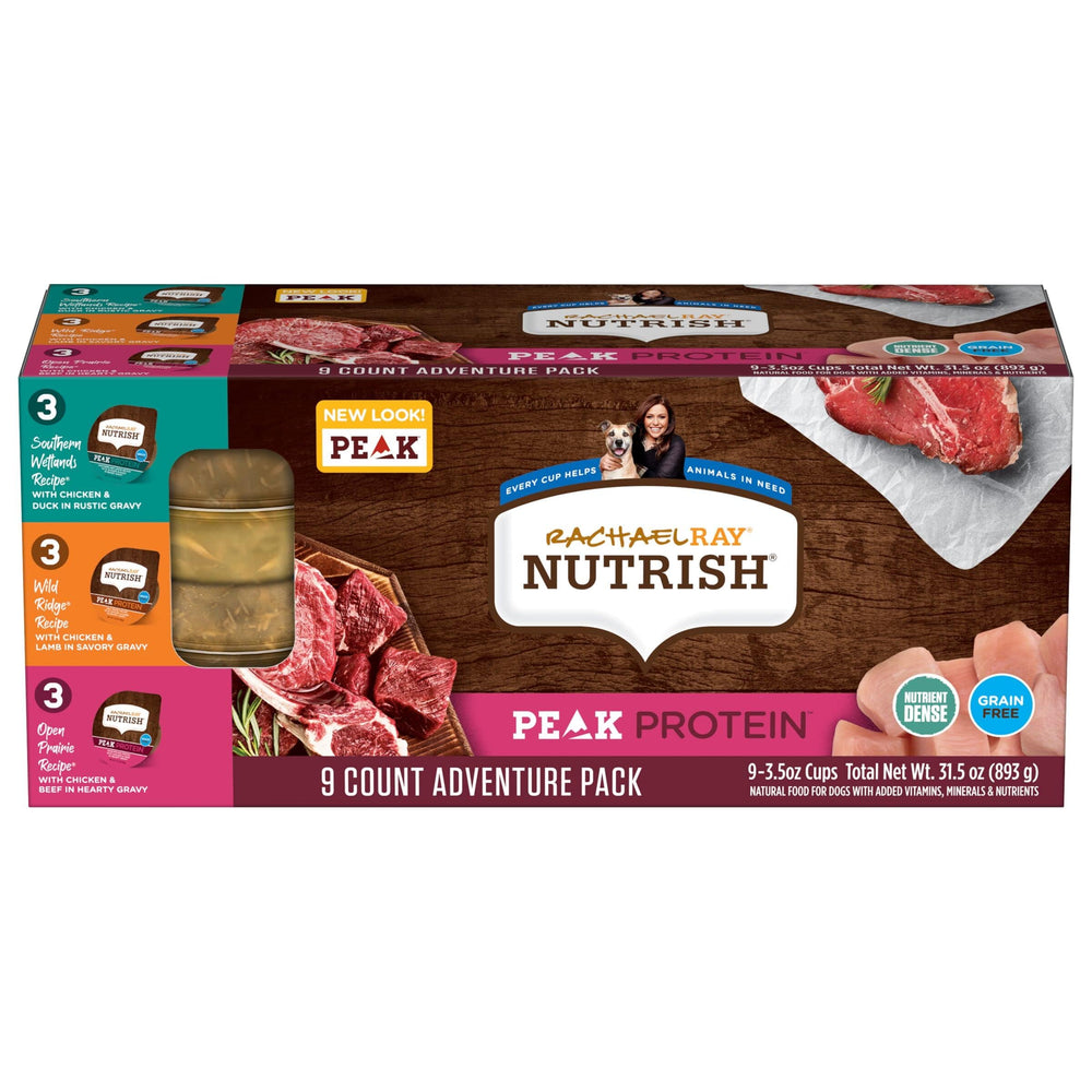 Nutrish Peak Protein: vasitos de 3,5oz con carne sabrosa para alimentar a tu perro